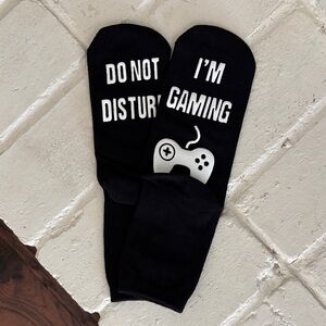 Black Gaming Socks